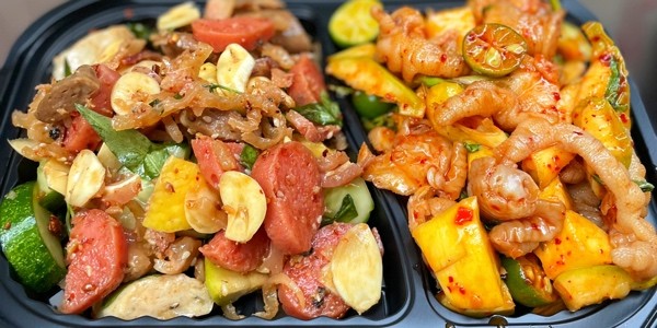 Ăn Vặt Kok Koo - Chân Gà Sốt Thái & Nem Tré Trộn, Bánh Tráng Trộn - Nguyễn Quang Bích