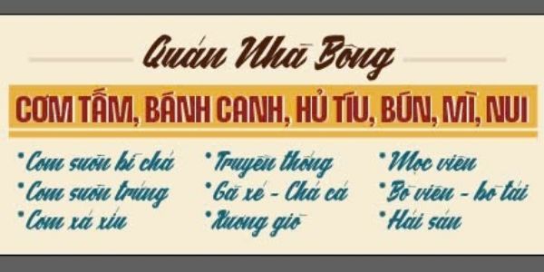 Quán Nhà Bông - Bánh Canh, Cơm & Bún Riêu