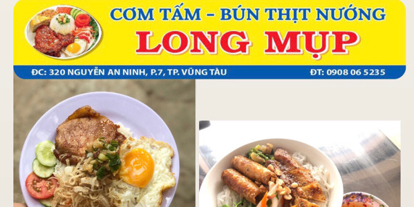 LONG MỤP - Cơm tấm & Bún Thịt Nướng - Nước mía