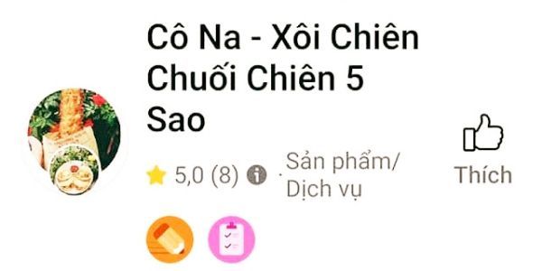 XÔI CHIÊN CÔ NA - VƯỜN CHUỐI