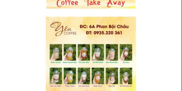 Yêu Coffee - Cà Phê Muối & Nước Ép - Phan Bội Châu