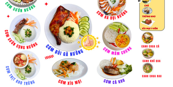 Cơm Đùi Gà Nướng - Chú Koo