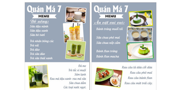 Quán Sữa Má 7