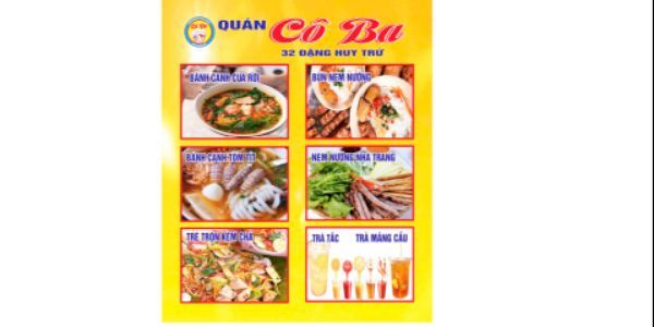 Cô Ba - Cơm Sườn, Bánh Canh Cua Rời & Nem Nướng Nha Trang - 32 Đặng Huy Trứ