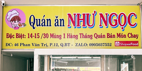 Quán Ăn Như Ngọc