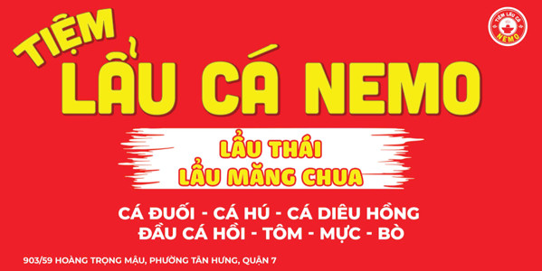 Tiệm Lẩu Cá Nemo - Hoàng Trọng Mậu