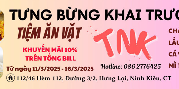 Tiệm Ăn Vặt TNK