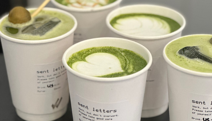 Sent Letters - Accessible Premium Matcha & Coffee - Tô Hiệu