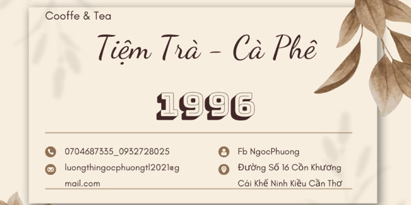 Tiệm Trà & Cà Phê 1996