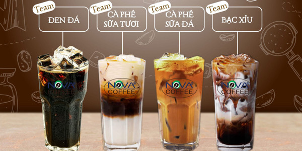 Cà Phê Muối & Trà Sen Vàng - Nova Coffee