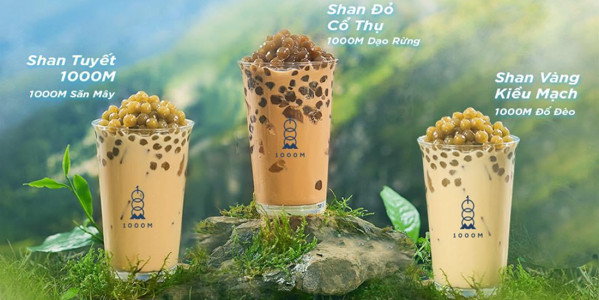 1000M - Trà & Trà Sữa Shan Tuyết Thượng Hạng - 130A Nguyễn Đình Chiểu