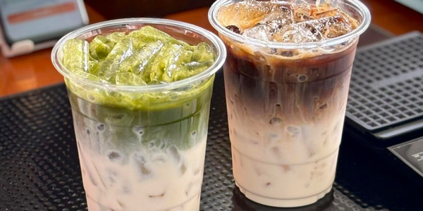 LÁ COFFEE - MATCHA LATTE & BÁNH TRÁNG TRỘN
