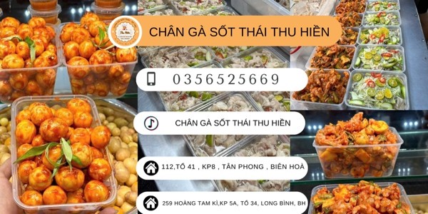 Chân Gà Sốt Thái Thu Hiền - Hoàng Tam Kỳ