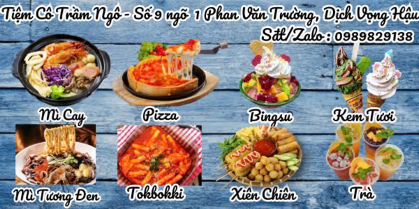 Tiệm Cô Trầm Ngô - Mì Cay, Mì Tương Đen & Trà - Phan Văn Trường