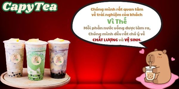 Trà Sữa CapyTea - Bạch Đằng