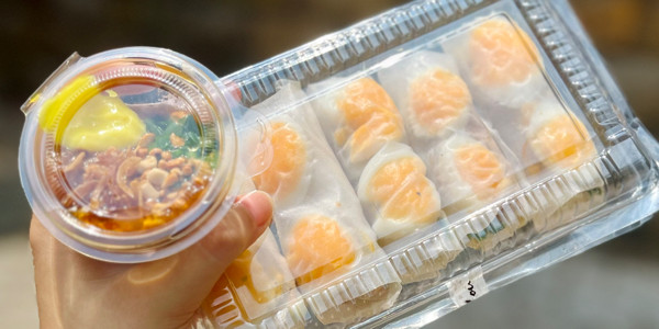 Bánh Tráng Cuốn Lòng Đào Tóp Mỡ Mêu Mêu & Trà Sữa Đậm Trà Thơm Béo