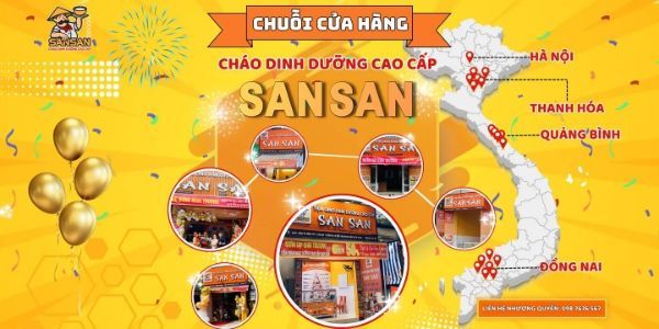 CHÁO DINH DƯỠNG CAO CẤP SANSAN - Tôn Thất Thuyết