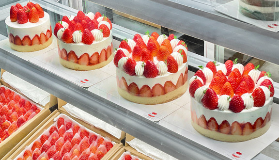 Strawberry 케이크 - Bánh Kem Dâu Tây - Phan Xích Long