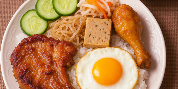 CƠM TẤM SƯỜN MỠ - CƠM TẤM SƯỜN, BA RỌI NƯỚNG