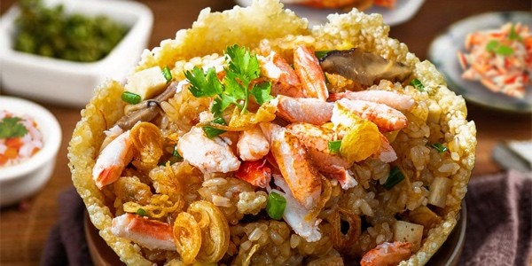 Xôi Ghẹ Vỏ Giòn - Mai Cua Phô Mai Đút Lò