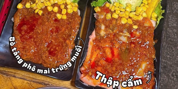 Nướng Bơ Dee - Bò Tảng Sốt Trứng Muối & Má Hàm Nướng Muối Ớt - 92 Trần Thị Năm