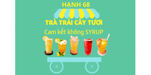 Trà Trái Cây Tươi (Không Siro) - Hạnh Cafe - Đội Cấn