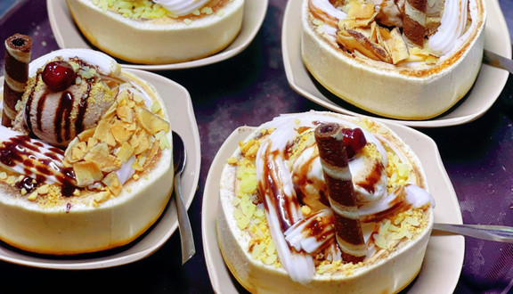 KEM DỪA MÃ LAI CÚC TRẦN BMT - KEM TRÁI DỪA - 69 Lê Thánh Tông