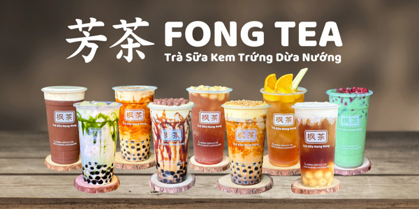 FONG TEA - Trà Sữa Kem Trứng Dừa Nướng - Nguyễn Xiển