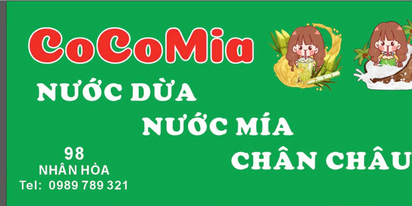 Nước Dừa & Nước Mía Trân Châu - CoCoMia