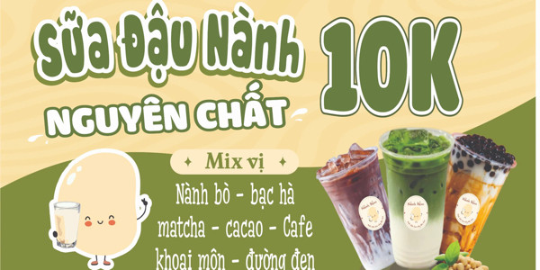 Nành Hẻm - Sữa Đậu Nành Mix