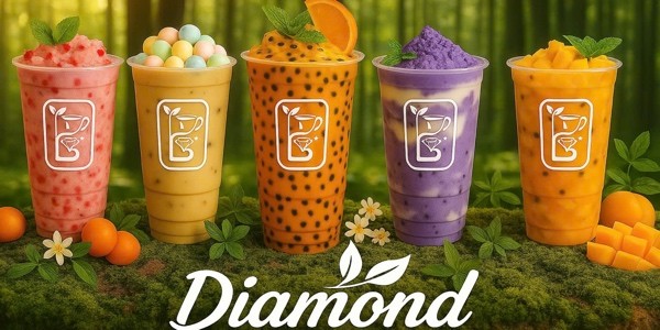 Trà Sữa Diamond Tea - Trà Trái Cây & Matcha - Lý Thường Kiệt