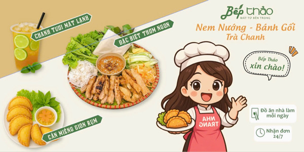 Bếp Thảo - Nem Nướng, Bánh Gối & Trà Chanh - Phú Đô