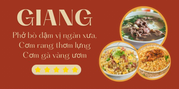 Cơm Rang & Phở Bò - Quán Giang