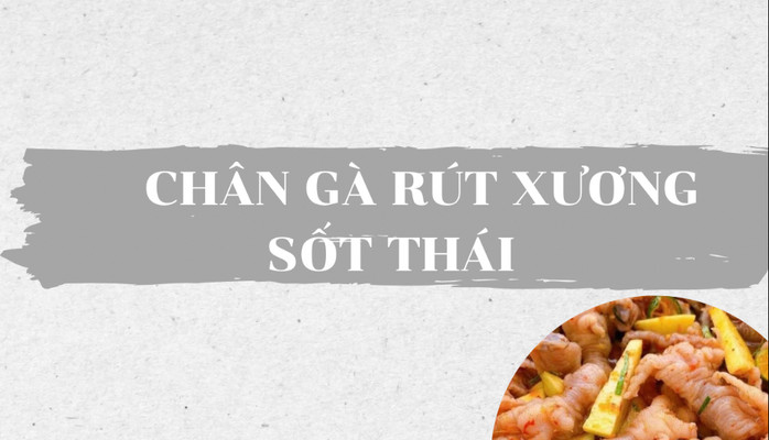 Bé Heo - Chân Gà Rút Xương Sốt Thái - Trương Minh Hùng