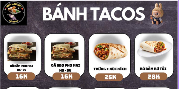 Bánh Tacos Nhà Labubu - Đường 3 Tháng 2