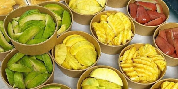 TRAMY589 - Hoa Quả Tươi Gọt Sẵn, Nước Ép & Sữa Hạt - Hồng Hà