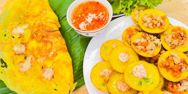 Bánh Xèo Cô Hoa - Gỏi Cuốn, Nui Xào Bò & Trà Thảo Mộc