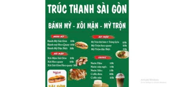 Trúc Thanh Sài Gòn - Bánh Mỳ, Xôi Mặn & Mỳ Trộn - Kim Mã thượng