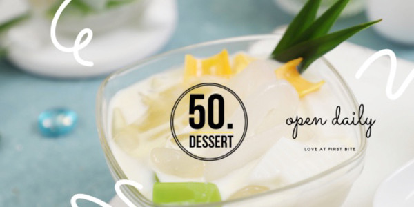 50 Dessert - Dừa Dầm & Kem Bơ