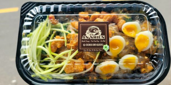 Bánh Tráng AN NHIÊN - Trứng Lòng Đào, Tóp Mỡ & Trà Trái Cây - 220 Liên Tỉnh 5