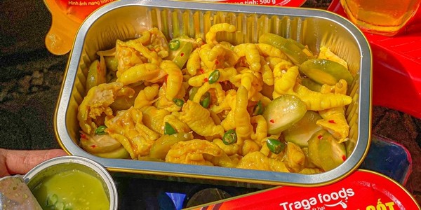 Traga - Chân Gà Siêu Sốt Rút Xương Dầm Cóc Non
