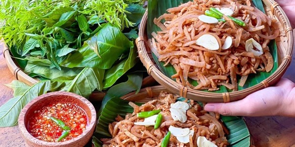 Bì Tỏi Cuộn Rau - Bì Tỏi - Hùng Vương