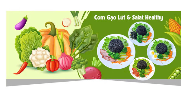 Pain Lee - Cơm Gạo Lứt & Salad - Mai Dịch