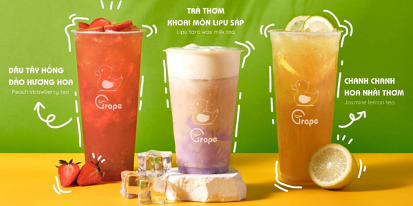 Déli - Trà Sữa Kem Trứng Nướng & Trà Hoa Quả