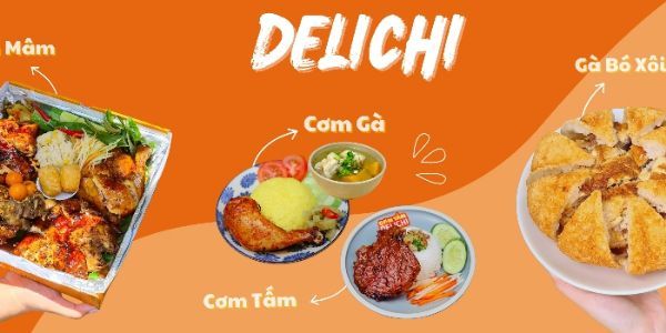 Bento Delichi - Cơm Gà Xối Mỡ, Cơm Gà Mắm Tỏi - Lam Sơn