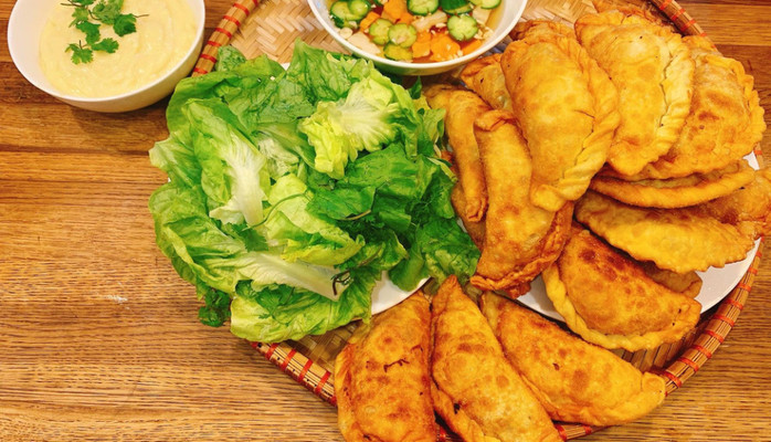 BÁNH GỐI HẢI PHÒNG - Đồ Ăn Vặt, Bánh Gối & Bánh Tôm Chiên - Lê Hồng Phong