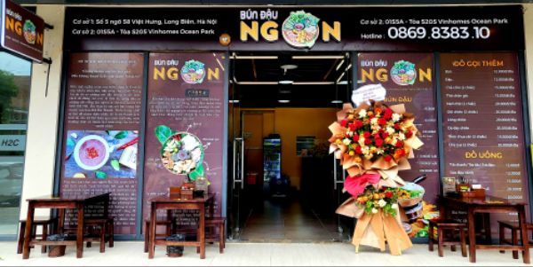 BÚN ĐẬU NGON - Bún Đậu Mắm Tôm - Vinhomes Ocean Park 1