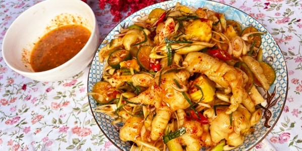 Chân Gà Sả Tắc - Sốt Thái (Bé Huyền)