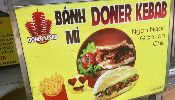 Bánh Mì Tam Giác Doner KeBab