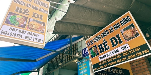 Bé Di Food - Cá Tai Tượng Chiên Xù & Bánh Tráng Thịt Luộc Rau Rừng